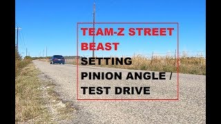 Setting Pinion Angle on TeamZ street Beast Contron Arm Kit [upl. by Damas391]