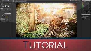 After Effects  Light Rays Tutorial No Plugins [upl. by Malha]