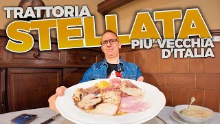 Provo il menù della trattoria STELLATA più vecchia dItalia [upl. by Auos]