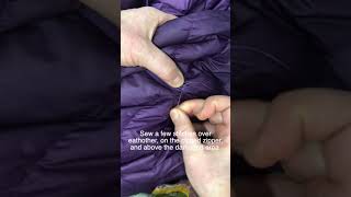 How to fix a zipper that separates for pocket and bag zips [upl. by Aisatnaf575]