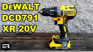 TALADRO DEWALT XR 20V DCD791 [upl. by Redd815]