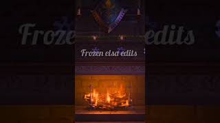 Arendelle castle yule log  trailer shorts  Frozen elsa edits [upl. by Eitsrik]