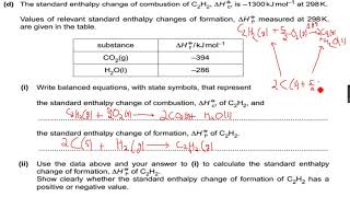 ASLevel Chemistry Enthalpy Changes Part 12 [upl. by Anerol]