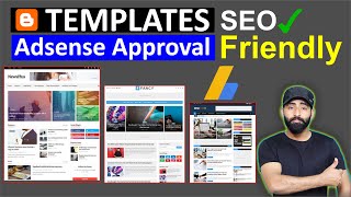 Free Blogger Templates For AdSense Approval  SEO FRIENDLY Blogger Templates [upl. by Sucerdor765]