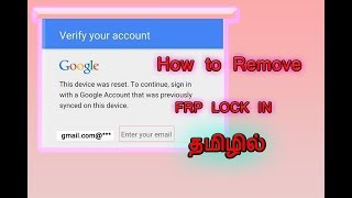 Bypass google FRP Lock  and Remove google verification [upl. by Nylauqcaj]