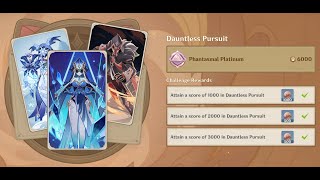 Beat quotDauntless Pursuitquot with 6000 Points  Genshin Impact TCG The Forge Realm´s Temper Challenge [upl. by Kellyann]