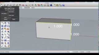 How to SmoothRound an Edge in Rhino 3D Fillet Edge [upl. by Assitruc]