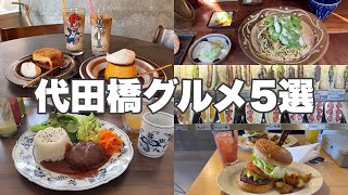 【代田橋】絶品グルメ5選！沖縄タウンの絶品ランチ｜3月OPENカフェのハンバーグ｜コスパ最強フルーツサンド｜人気カフェの濃厚プリン｜ボリューム満点ハンバーガー【Tokyo Vlog】東京グルメ [upl. by Leonardi615]