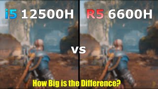 i5 12th Gen 12500H vs Ryzen 5 6600H RTX 3050 Gaming Test  Acer Nitro 5 2022 [upl. by Draude]