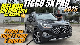 TIGGO 5X PRO 2025  Melhor SUV Compacto do Brasil Quase mesmo Preço do TIGGO 7 SPORT 2025 E agora [upl. by Fidelis]