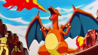 Ashs Charmeleon evolves into Charizard [upl. by Murvyn998]