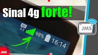 4G Como AUMENTEI O SINAL e a Velocidade da REDE Móvel [upl. by Asiul366]