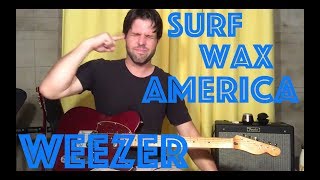 Guitar Lesson How To Play Surf Wax America By Weezer [upl. by Salamone]