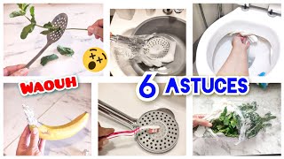 6 ASTUCES 😱 À CONNAÎTRE 2107 NETTOYAGE astuces testsproduits action [upl. by Arikihs355]