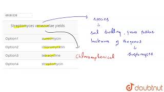 Streptomyces venezuelae yields  12  MICROBES IN HUMAN WELFARE  BIOLOGY  ARIHANT NEET  Doub [upl. by Ateiluj]