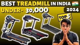 Best treadmill for home use in India  Top 5 Best Treadmill Under 30000 In India [upl. by Resiak554]