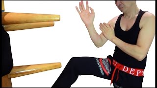 Wing Chun Dummy Multi Angle 3 [upl. by Auqeenahs]