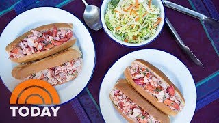 Chef Stephan Bogardus Makes Lobster Rolls With CuminLime Slaw For Your EndOfSummer Bash  TODAY [upl. by Zehcnas495]