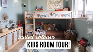 KIDS ROOM TOUR  UPDATING THE SHARED BOYS BEDROOM UK  DESENIO AD [upl. by Atirac]