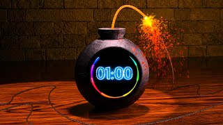 1 Minute Timer Bomb 3D TIMER 💣 [upl. by Imas60]