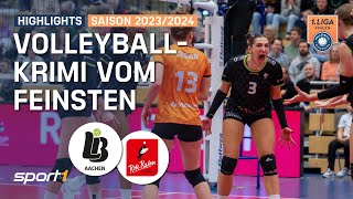 Aachen behält die Nerven 😮  Match Highlights  1 Volleyball Bundesliga Frauen [upl. by Aphrodite]