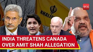 India’s Big Warning To Canada As Minister Links Shah To Khalistani Killings  ‘Serious Consequences’ [upl. by Cardie]