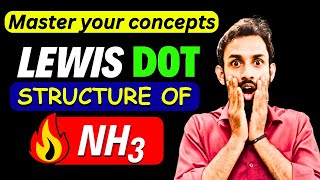 Lewis dot structure of NH3  Electron dot structure of NH3 [upl. by Caleb]