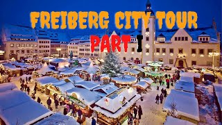 Walk through Freiberg  PART 1  Winter in Germany  Christmas Market  Winter Market [upl. by Jackqueline]