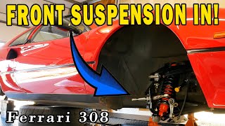 Ferrari 308  FRONT SUSPENSION IN  Ep5  But I screwed up [upl. by Vergos164]