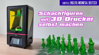 Schachfiguren mit 3D Drucker Selbst Machen [upl. by Pryor]