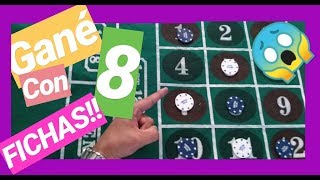 GANE a LA RULETA CASINO con 8 8️⃣ fichas  METODO 242 😱 [upl. by Aggappe]