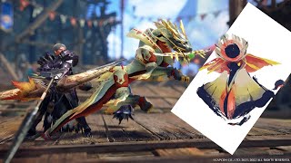 Bow Vs Aknosom Monster Hunter Rise Sunbreak [upl. by Aicenert]