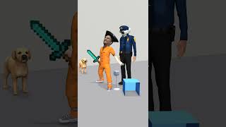 Help the poor dog become a police officer to catch the toilet thief skibidishorts skibiditoilet [upl. by Irrek874]