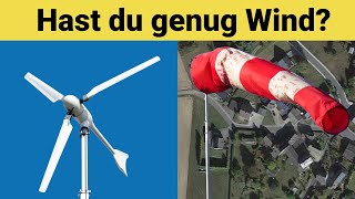 Wichtig Hat dein Grundstück genug Wind für eine Kleinwindanlage [upl. by Clapp]