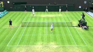 Wimbledon 2013 Day 5 Highlights Petra Kvitova v Ekaterina Makarova [upl. by Coonan]