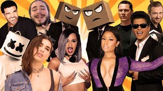 Djs From Mars  Best Songs Of 2018 Rewind Megamashup 40 tracks in 5 minutes [upl. by Ratha217]