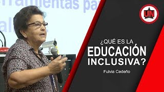 ¿Qué es la educación inclusiva [upl. by Nuahsal]