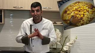 How to Make MoghrabiehLebanese Couscous Recipe  Chef Marwan moghrabieh recipe arabic food [upl. by Goodrow896]