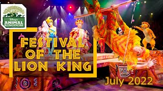 Festival of the Lion King  Animal Kingdom  Walt Disney World  Full Show  July 2022 [upl. by Bara]