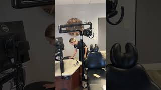 Stupid chair always does that DENTIST VERSION dentist funnyshorts [upl. by Hilaire]