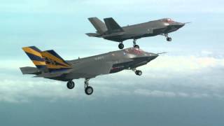 F35C Formation Flight [upl. by Asertal]