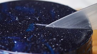 Galaxy Mirror Glaze Cake • Tasty Recipes [upl. by Aihsemat]