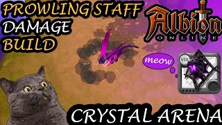 Prowling Panther Shapeshifter Staff Damage Build  Crystal Arena Gold 4Season 21  Albion Online [upl. by Mercie]