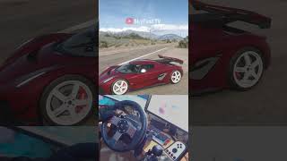 2022 KOENIGSEGG JESKO  Forza Horizon 5 Steering Wheel  Shifter Gameplay [upl. by Malissia]