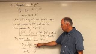 Lecture 3 Geopotential Height Equation [upl. by Norat]