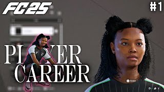 FC 25 Player Career Mode Ep 1  Creation Of Mercedes Freeman [upl. by Ileana906]