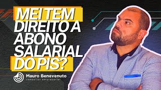 MEI TEM DIREITO A ABONO SALARIAL DO PIS [upl. by Eidroj819]