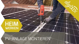 PV Anlage montieren  Aufdachmontage selber machen [upl. by Angelis204]