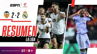 ¡VINI SILENCIÓ SILBIDOS EN EL PARTIDO MÁS CALIENTE DEL AÑO  Valencia 22 Real Madrid  RESUMEN [upl. by Onra815]