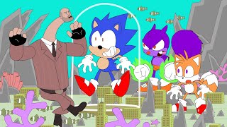 Underwater Giant Scatman Heavy vs Sonic gets Saved  Season 3 [upl. by Spalding]